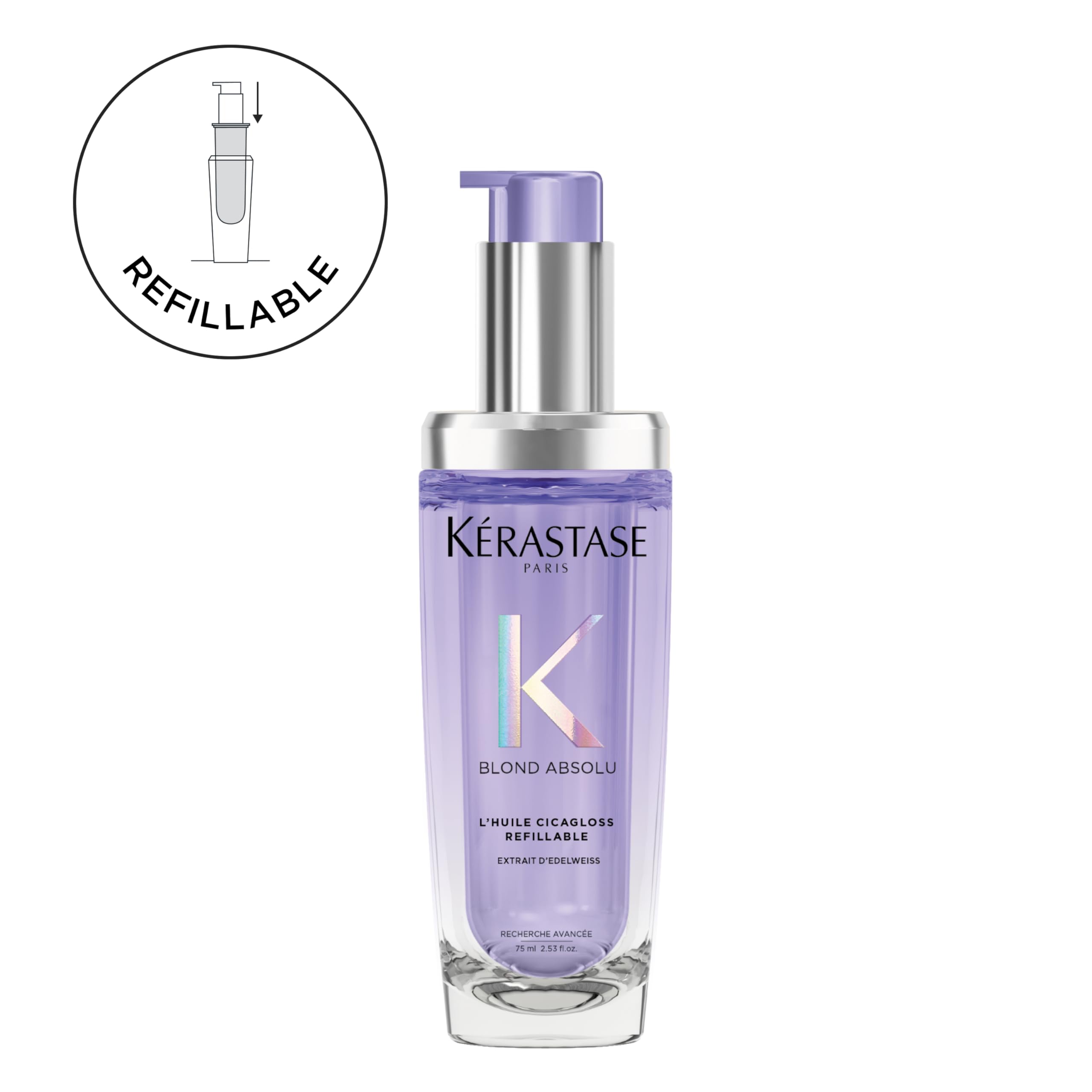 Kérastase Blond Absolu Nourishing Hair Oil, Hyaluronic Acid, 75ml