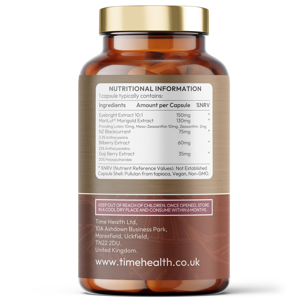 Eye Complex 7-120 Capsules - Lutein, Meso-Zeaxanthin, NZ Blackcurrant