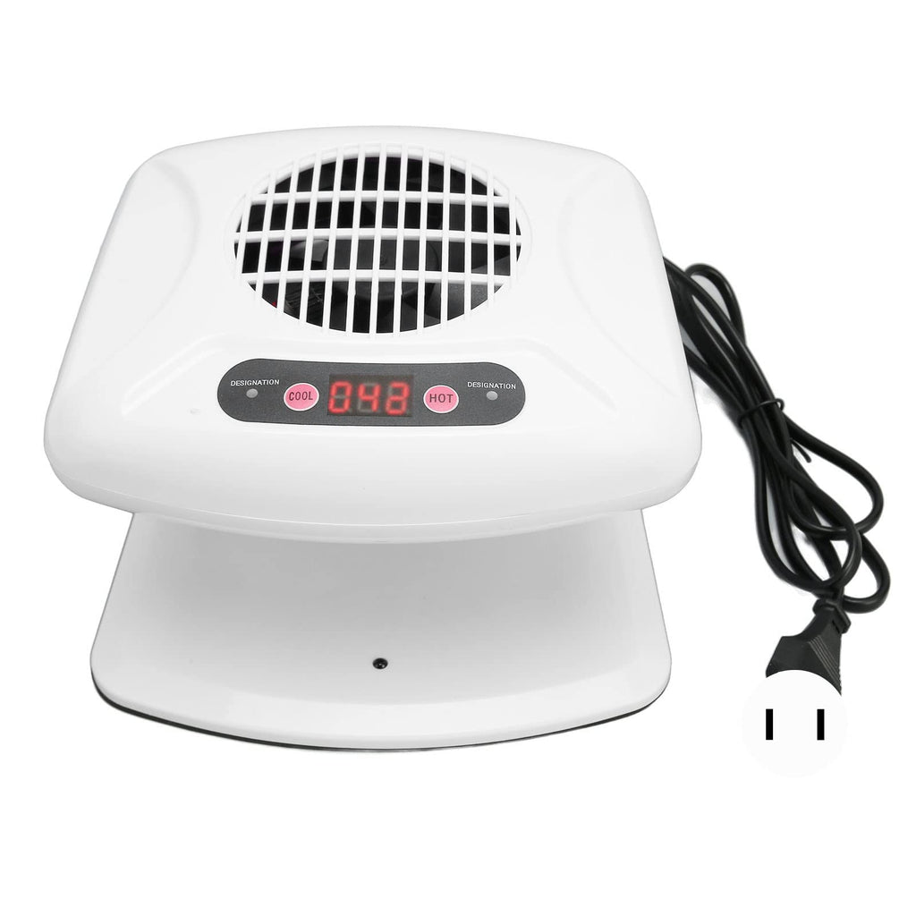 Air Nail Dryer, 300W Timing Air Nail Fan Blow Dryer, Regular Nail Polish Drying Fan with Hot and Cool Wind, Professional Nail Art Drying Fan for Manicure Salon and Daily Home Use