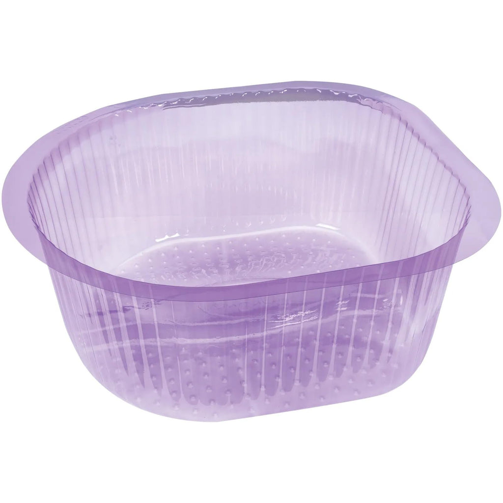 ForPro Universal Pedi Bath Liners - 50% THICKER - Fit Footsie Bath Plus Foot Bath, Disposable Pedicure Foot Tub Liners for Foot Spa Basins & Foot Bath Soaks, Purple, 50-Count