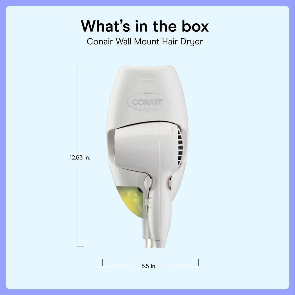 Conair Wall Mount Hair Dryer