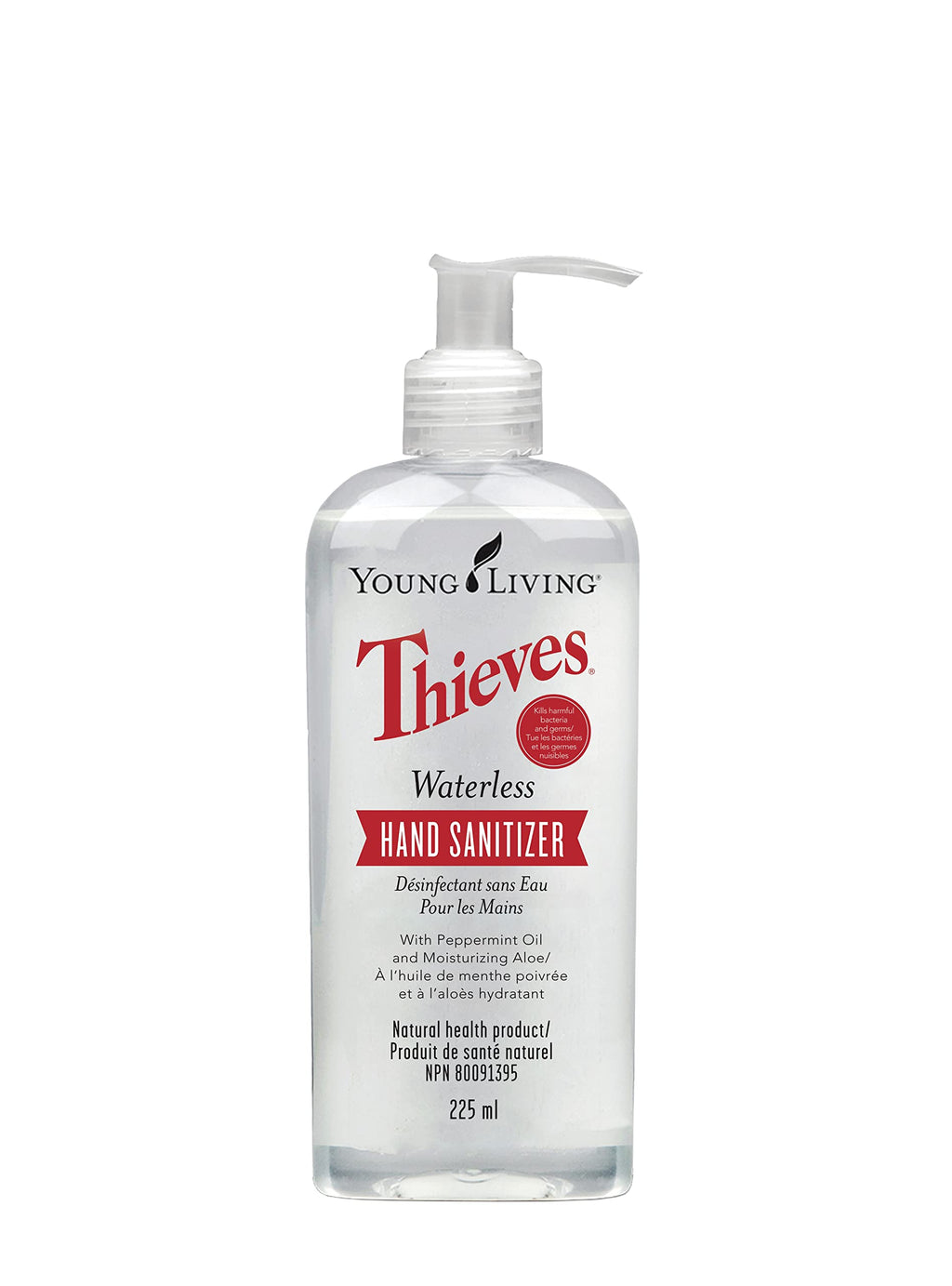 Young Living Thieves Hand Sanitizer – Essential Oil-Infused, Plant-Based, Quick-Drying, 7.6 fl oz
