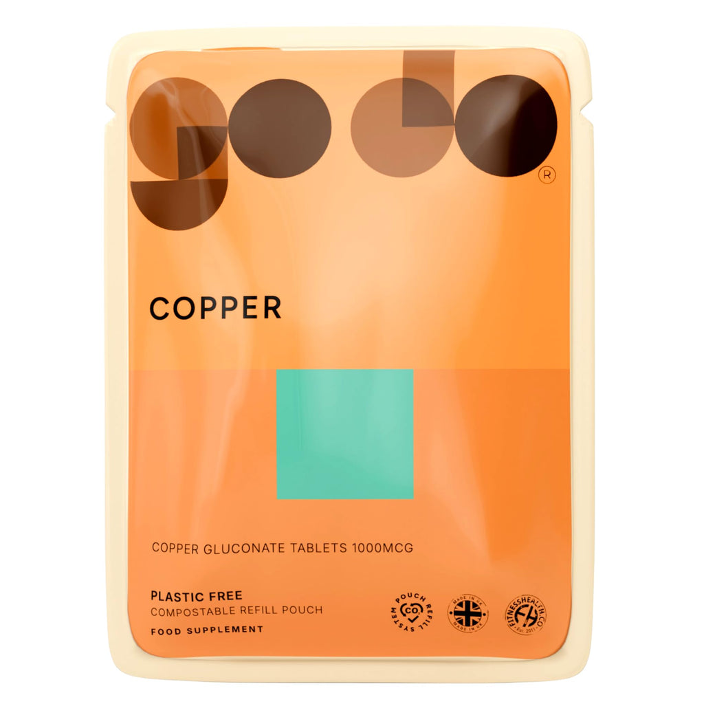 Copper Supplement 1000mcg 120 Tablets - Nutritional Supplements for Vegans & Vegetarians - Healthy Lifestyle Copper Gluconate Supplement