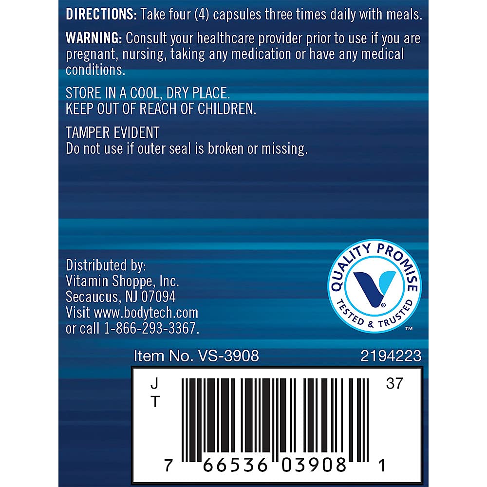 BodyTech HMB + Vitamin D3 - Supports Muscle Growth, Strength & Recovery (120 Vegetable Capsules)