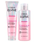 L'Oréal Paris Elvive Glycolic Gloss Glycolic Acid Hair Set with Conditioner 150ml + 5 Minute Lamination Treatment for Dull and Porous Hair 200ml - 2 Bottles