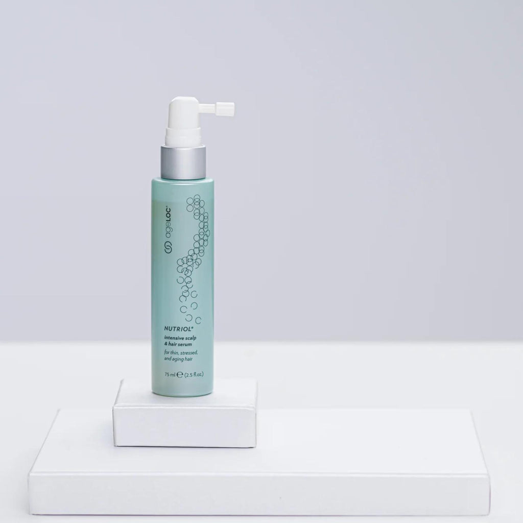 Nu Skin ageLOC Nutriol Scalp & Hair Serum | Nourishing Formula for Fuller, Thicker, and Healthier Hair | Antioxidant | Non-Greasy Serum | Scalp Care, Daily Hair Serum | 75ml