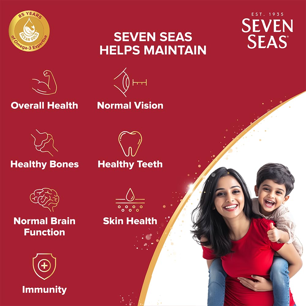Seven Seas Cod Liver Fish Oil 500 Capsules