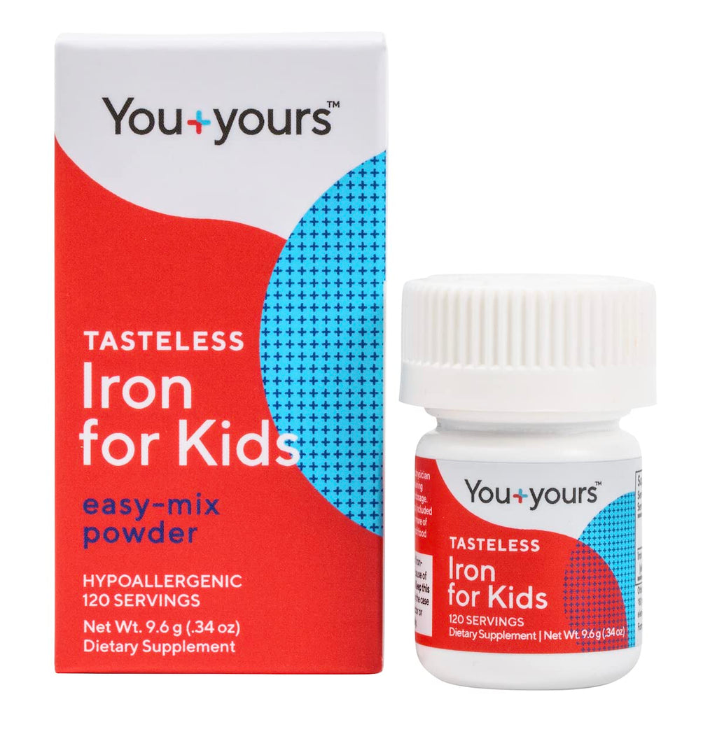 Tasteless Iron for Kids + Toddlers- 4-Month Supply | Just One Ingredient