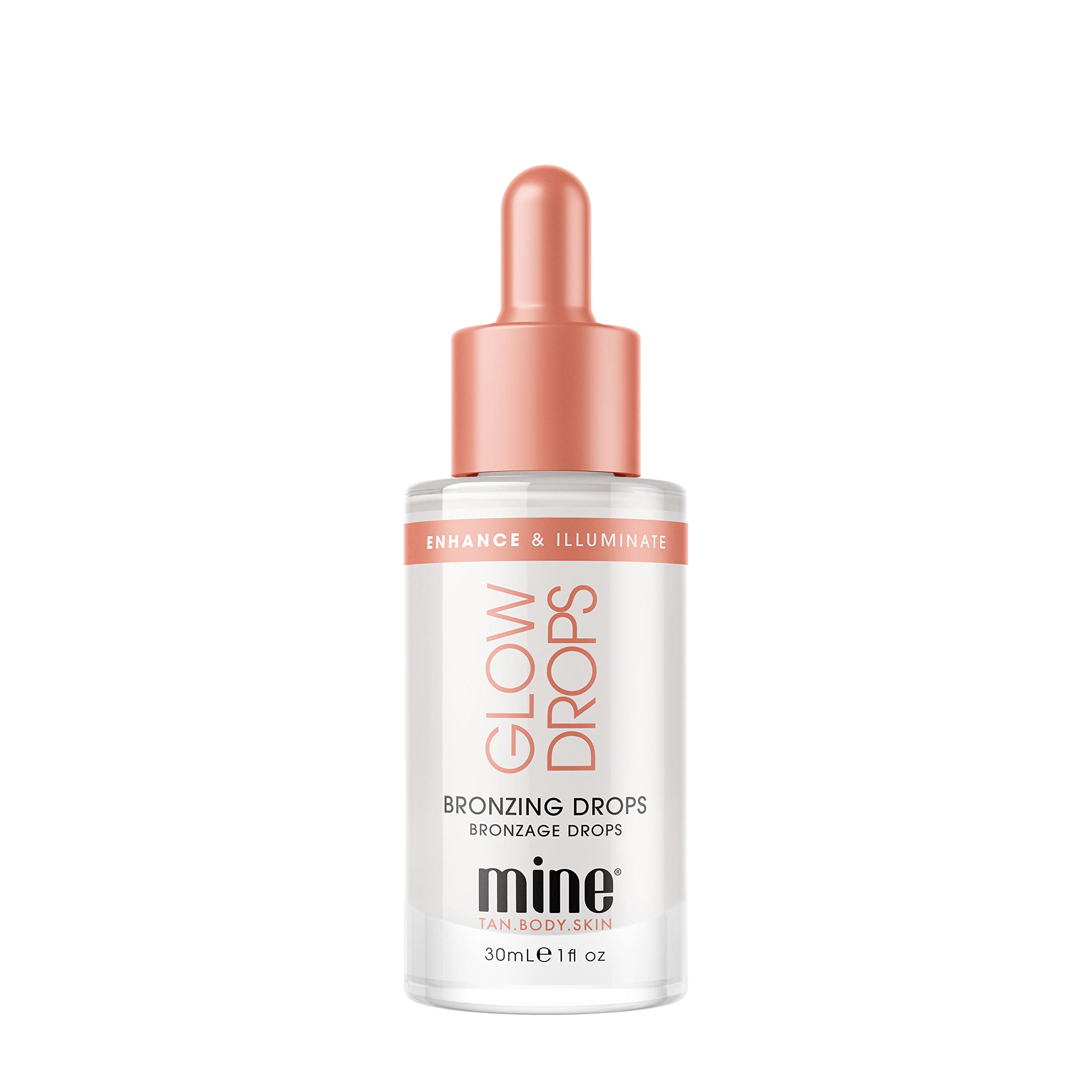 MineTan Self Tanner Tan Drops | Ultra Premium, Clean Sunless Tanner | 100% DHA, Infused | 7 Luxurious Oils + Vitamin C | Moisturizing, Glowing Skin, Vegan & Cruelty Free | 30ml