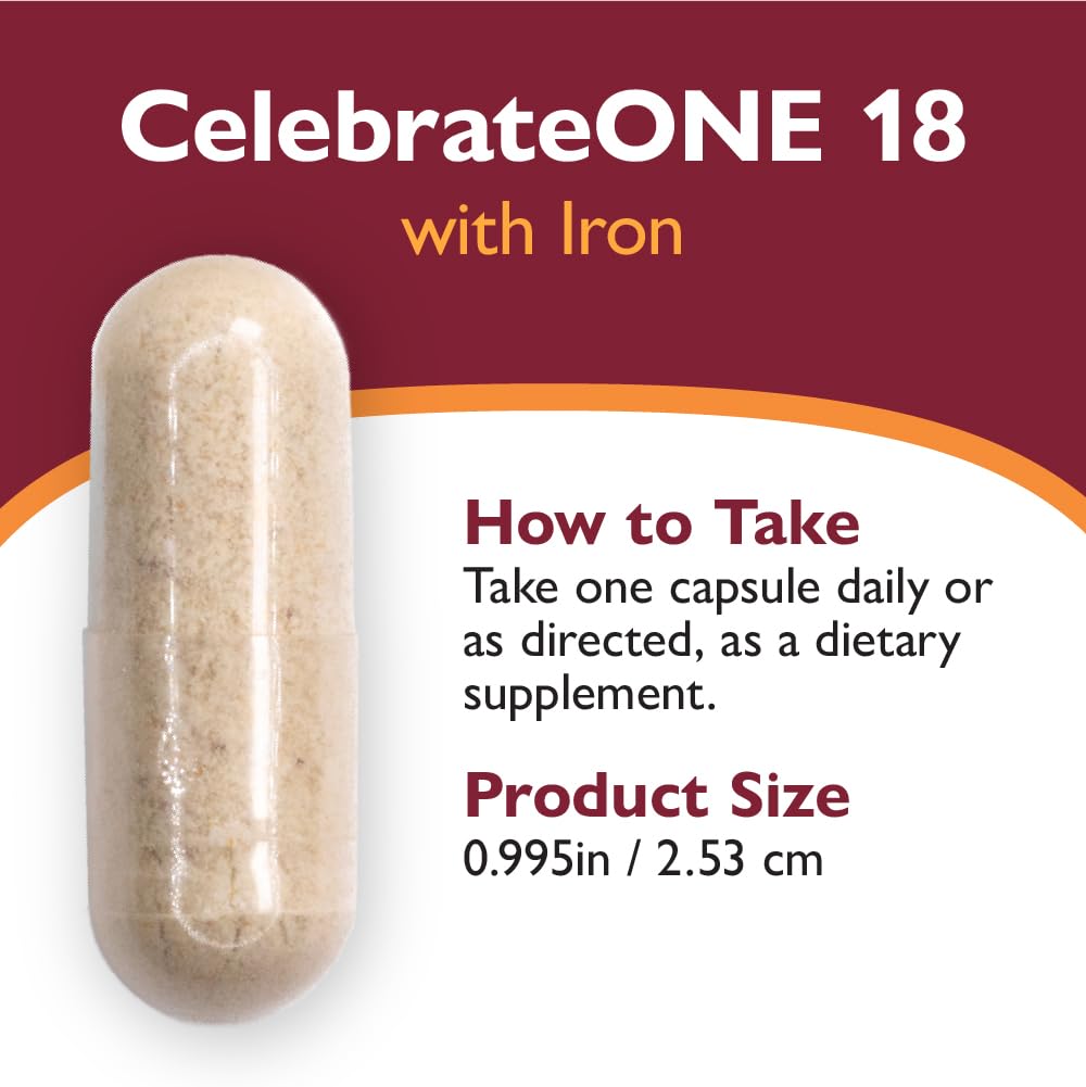 CelebrateONE Bariatric Multivitamin with Iron 18 mg, 30 Day Supply