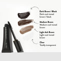 HD BROWS Brow Glue Brow Setting Gels Extreme Hold Gel, Dark Brown/Black