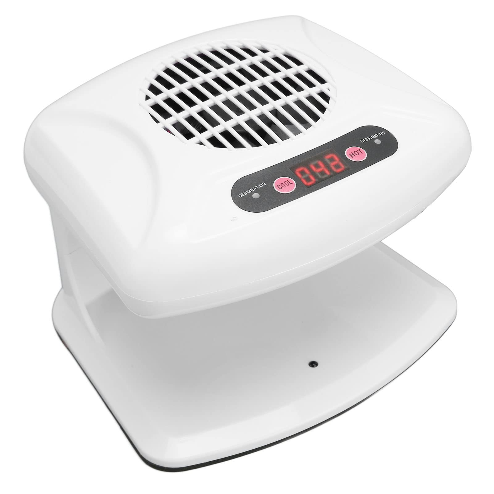 Air Nail Dryer, 300W Timing Air Nail Fan Blow Dryer, Regular Nail Polish Drying Fan with Hot and Cool Wind, Professional Nail Art Drying Fan for Manicure Salon and Daily Home Use