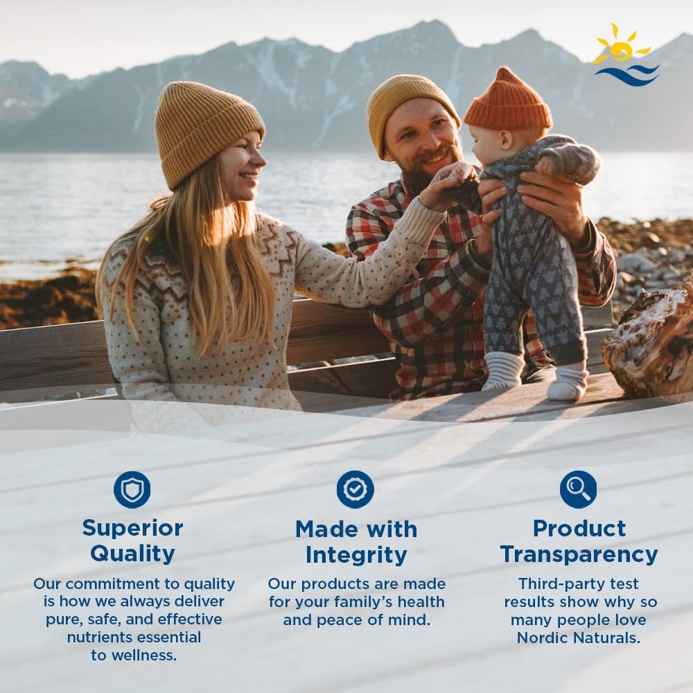 Nordic Naturals Ultimate Omega Liquid, Lemon Flavor - 4 oz - 2840 mg Omega-3 - High-Potency Fish Oil Supplement with EPA & DHA - Promotes Brain & Heart Health - Non-GMO - 24 Servings
