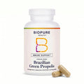BioPure Brazilian Green Propolis Pure Propolis Extract – Natural Freeze-Dried Extract with Atrepillin-C ad Phenols to Support Respiratory, Gastrointestinal, and Immune Function – 60 Capsules