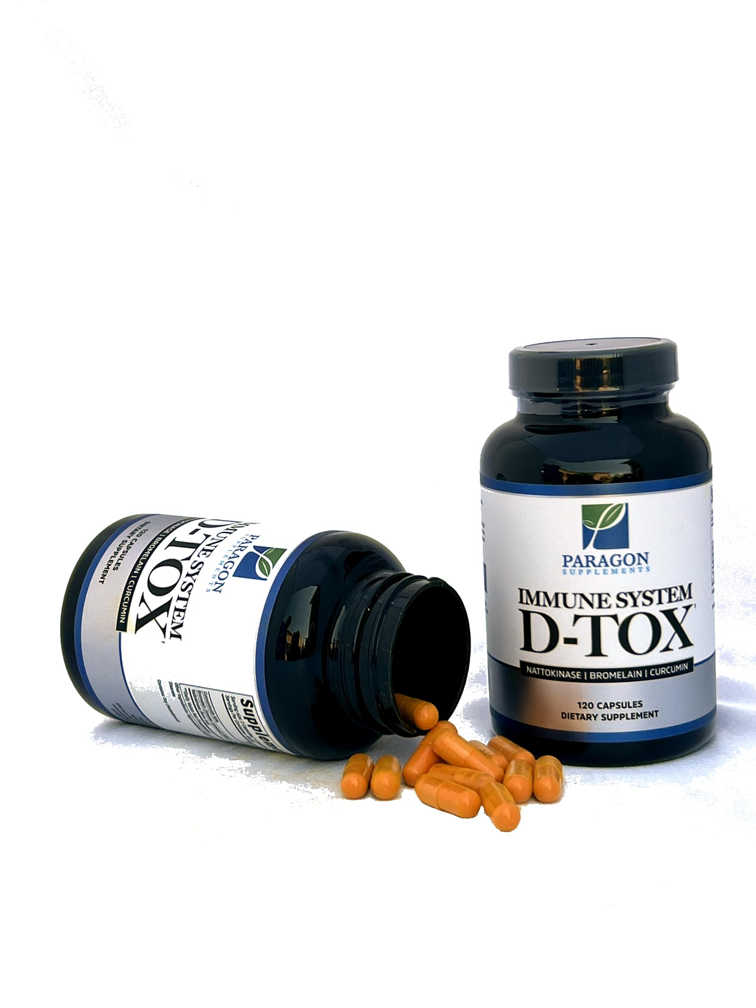Spike Protein Removal - Original Spike Detox Formula with Nattokinase, Bromelain & Curcumin - 3-in-1 Immune System Supplement - Non-GMO, Vegan, Gluten-Free, Made in USA - 120 Capsules (30 Day Supply)