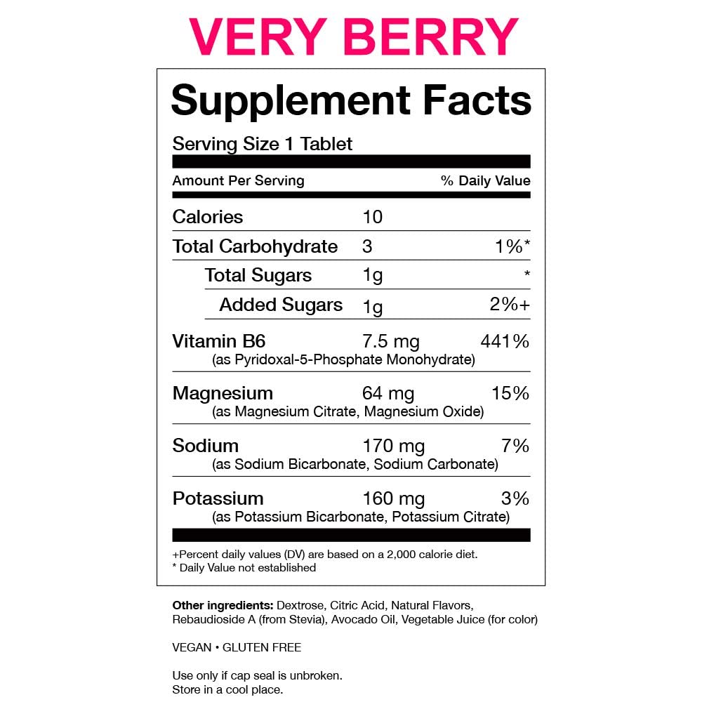KSPtabs Very Berry All Natural Hydration & Kidney Health Supplement to Combat Calcium Oxalate Crystal Formation, 3 Pack