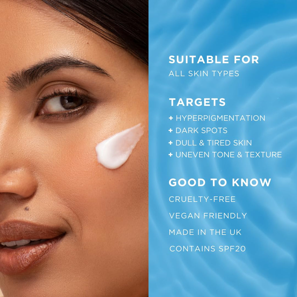 Fade Out Advanced Even Skin Tone Day Cream with SPF20 - Face Cream With Niacinamide and Lactic Acid to Brighten Skin tone in 4 weeks