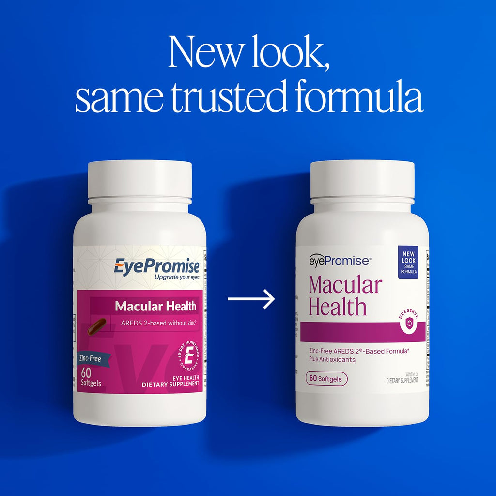 EyePromise Macular Health Eye Vitamins - 60 Softgels, 30-Day Supply