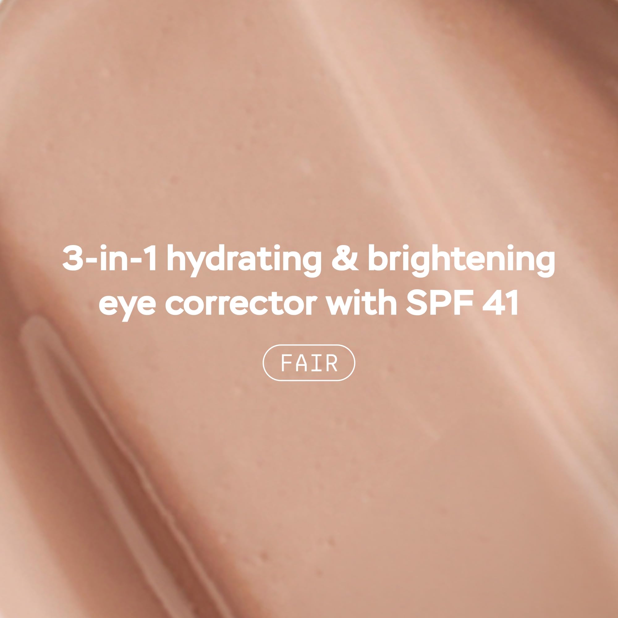 DRMTLGY Luminous Eye Corrector SPF 41 – Fair – Under Eye Color Corrector for Dark Circles – Hydrating Anti-Aging Tinted Eye Cream, Mineral Broad Spectrum Sun Protection, 0.25 fl oz / 7 mL