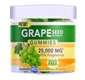 Holistic MD Grape Seed Extract Gummies | Grape Seed Oil 25,000 mg 50x Original | >95% Polyphenols | #1 Grape Seed Gummies in USA | Sugar Free Vegan | Grape Flavor 60 ct
