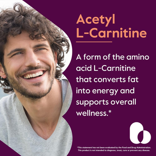 BESTVITE Acetyl L-Carnitine 500mg (240 Vegetarian Capsules) - No Stearates - Vegan - Non GMO - Gluten Free