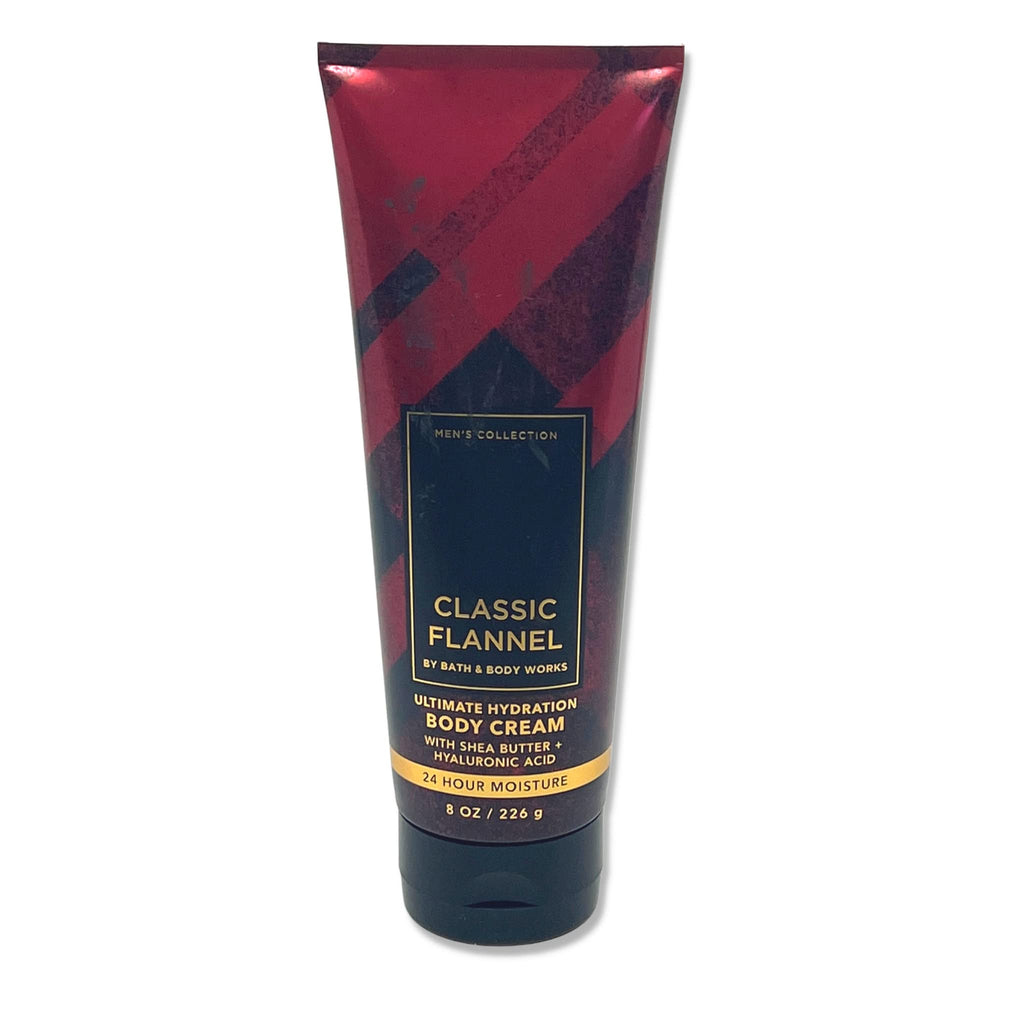 Bath & Body Works Classic Flannel - 2 pc Bundle - Body Spray & Body Cream - Men's Collection