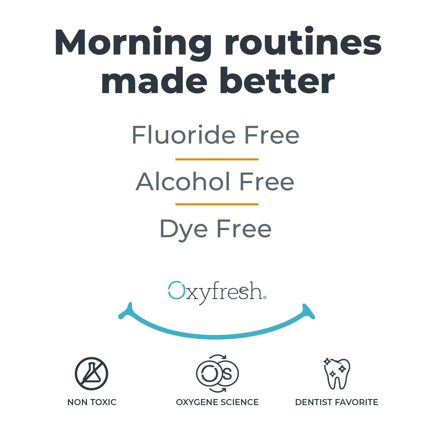 Oxyfresh Lemon Mint Fresh Breath Mouthwash – Bad Breath Treatment – SLS & Fluoride Free – Alcohol Free, Gentle Nonburning with Xylitol & Essential Oils – 16 Fl Oz (Pack of 3)