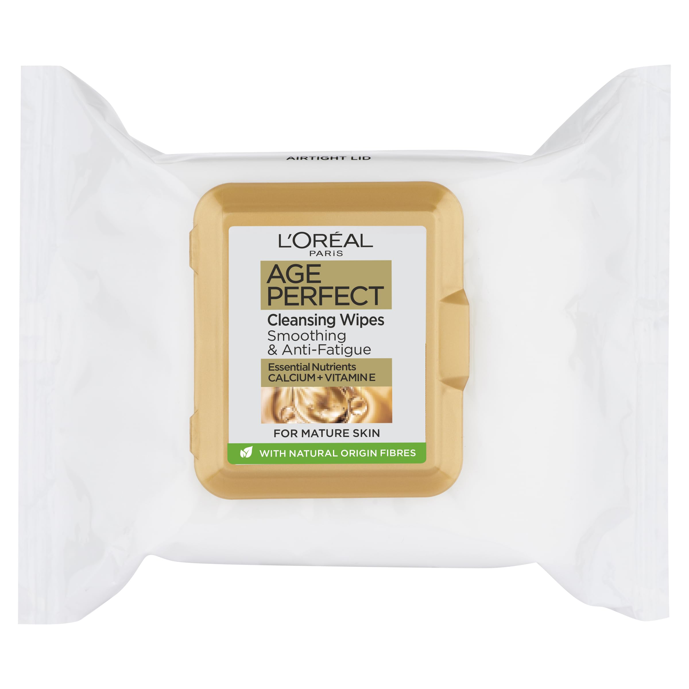 L'Oréal Paris Cleansing Wipes, Age Perfect, for Mature Skin, Pack 25 Wipes