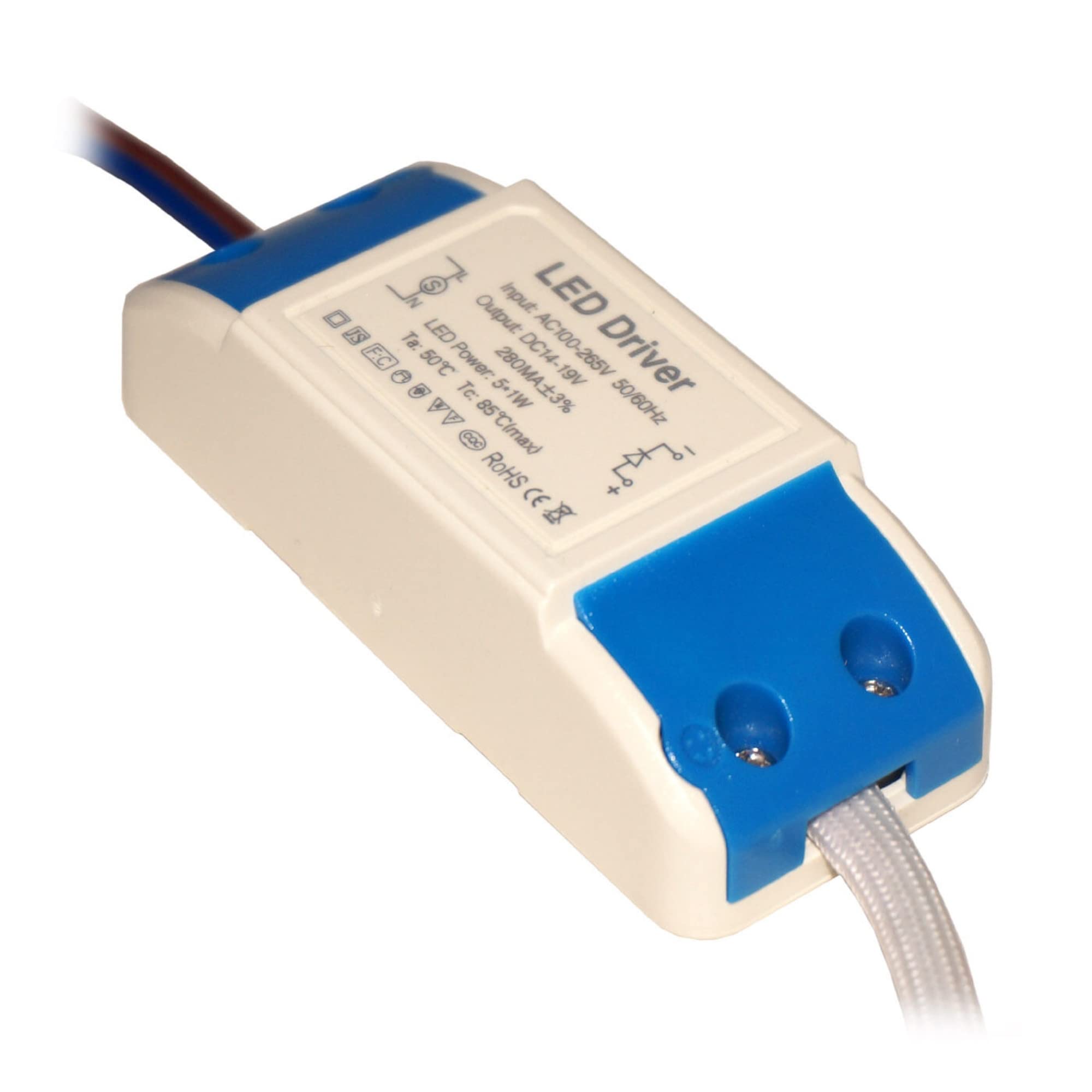 Led Sone 12V 5W Constant Current LED Driver Power Supply Transformer Premium Quality for Led Strip UK (5W)