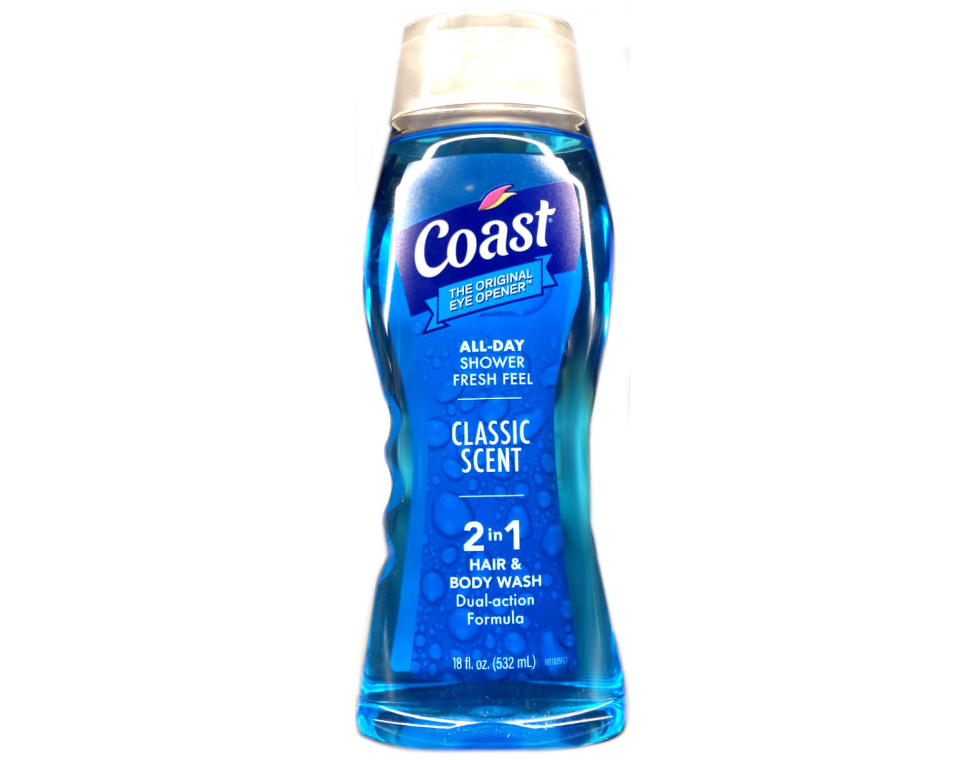 Coast 2 in 1 Hair & Body Wash Classic Scent 18 Oz. - (Pack of 6)