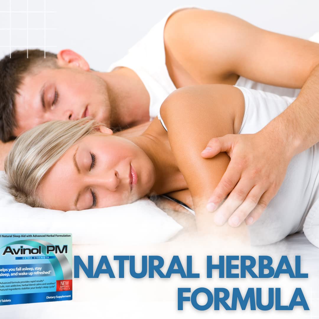 Avinol PM Extra Strength - Natural Sleep Supplement (30ct)
