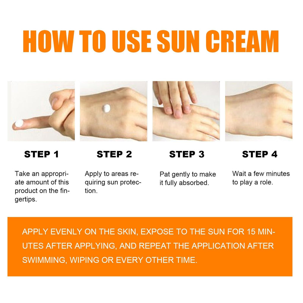 Sunscreen SPF 100, Waterproof Moisturiser with SPF 100,UVB/UVA Protection Sun Cream,Waterproof Sunscreen,Sun Cream for Face Women,Non-Greasy SPF100 Sun/screen Lotion for Daily Use,Hydrating Sun/screen