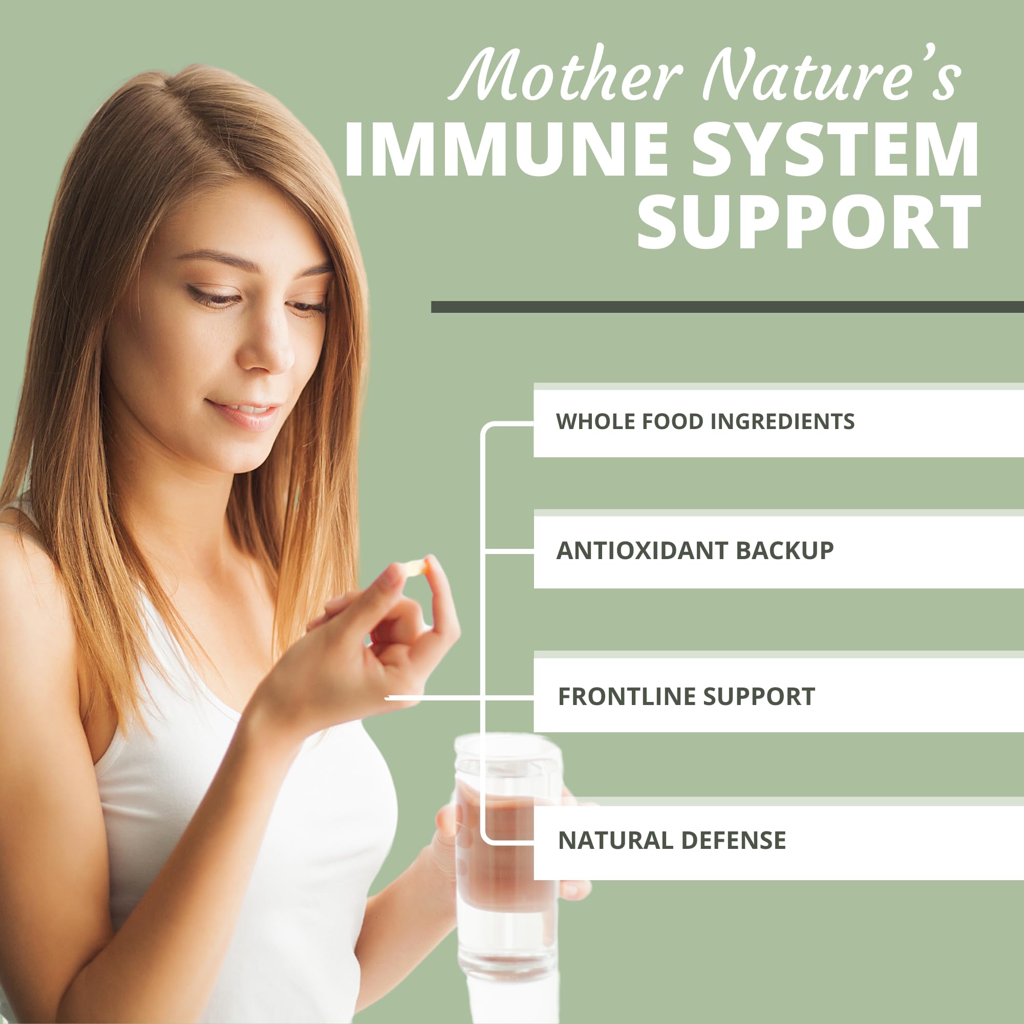 Optimal Health Systems Immune VRL | 7 Vitamin + 12 Nutrient Blend | Pomegranate Extract, Astragalus, Brocolli | Spleen, Thymus, Lymph, Tonsil & Parotid Support | 60 Capsules