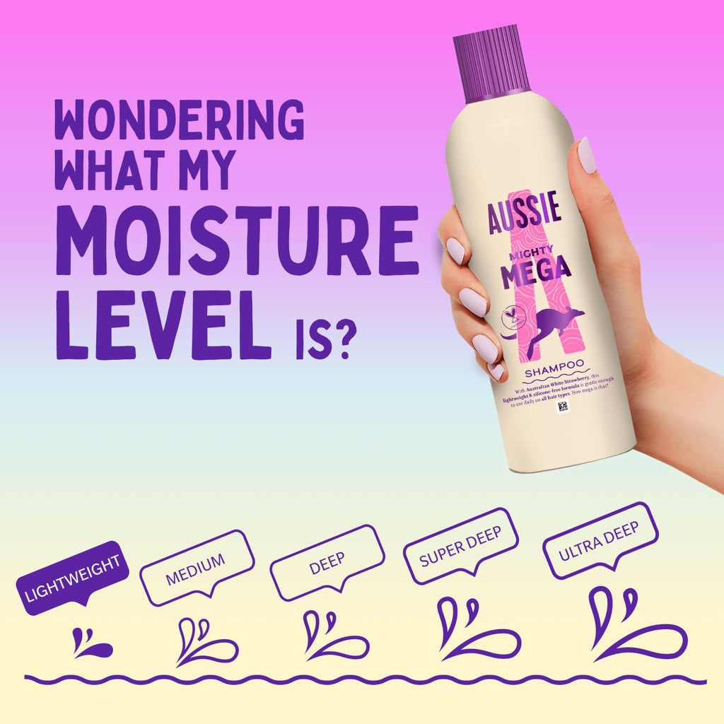 Aussie Mega Shampoo, 300ml