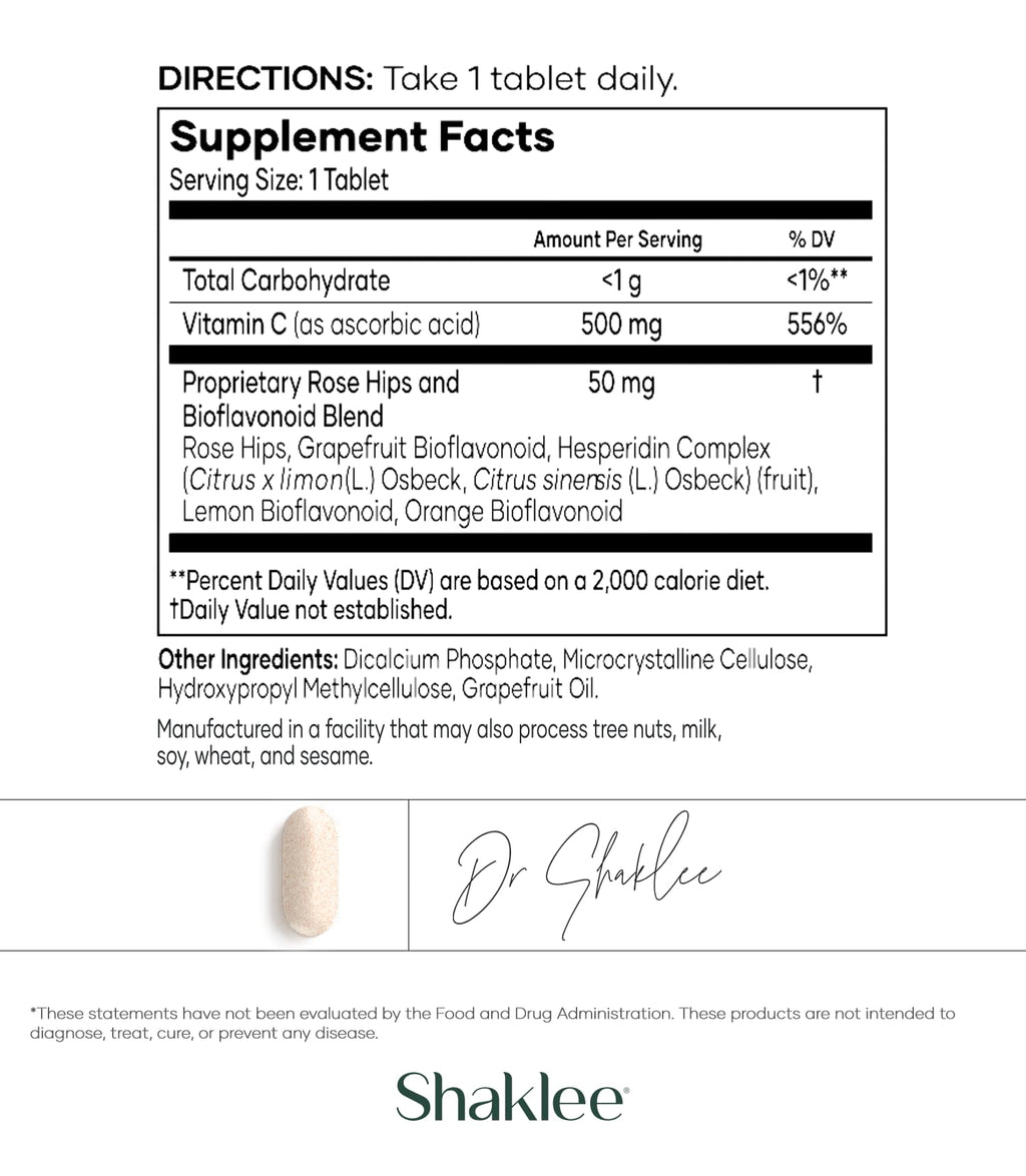 Shaklee - Sustained Release Vita-C® 500 mg - 180 Tablets