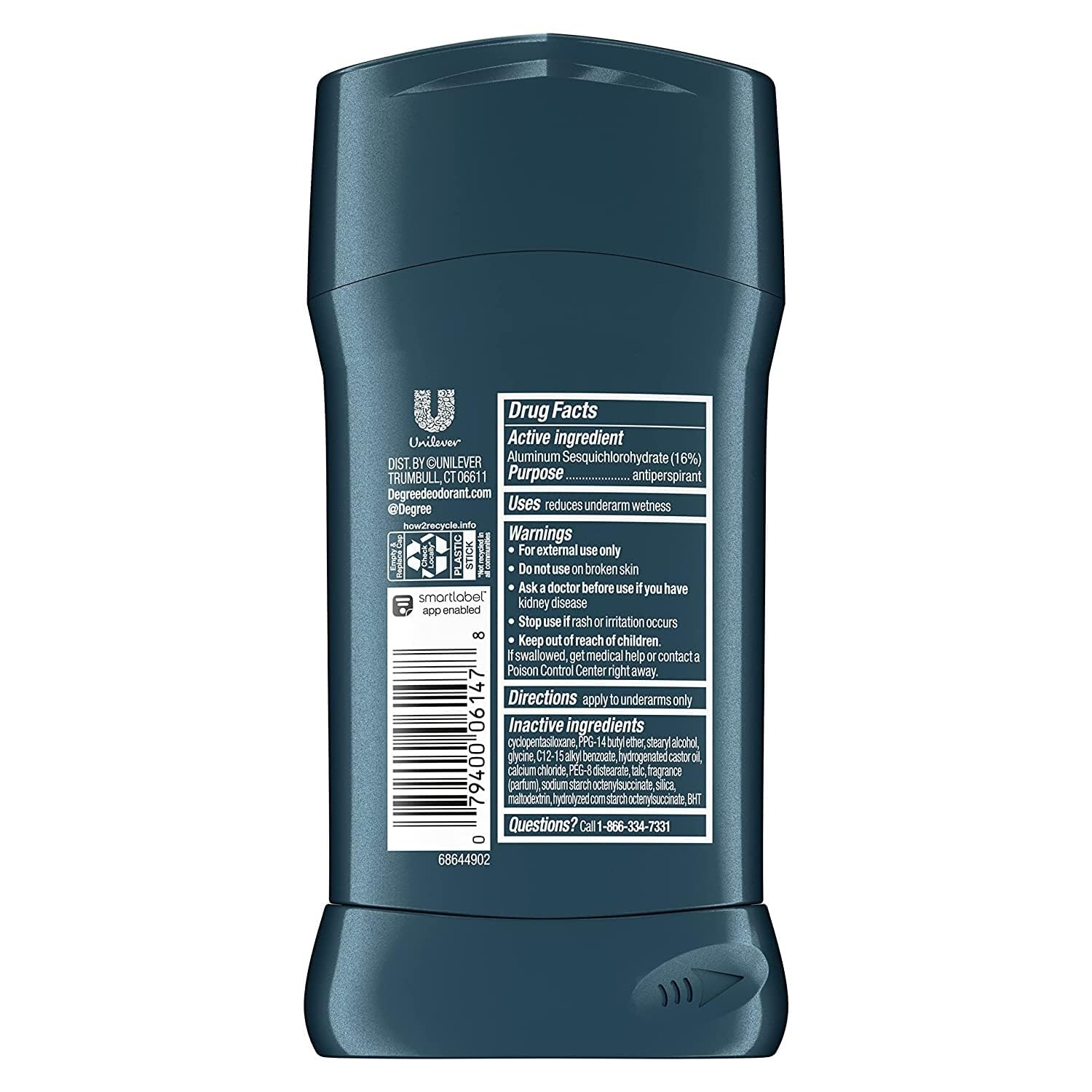 Degree Men Adventure Advanced Protection Antiperspirant Deodorant Stick, 2.7 oz (Pack of 11)