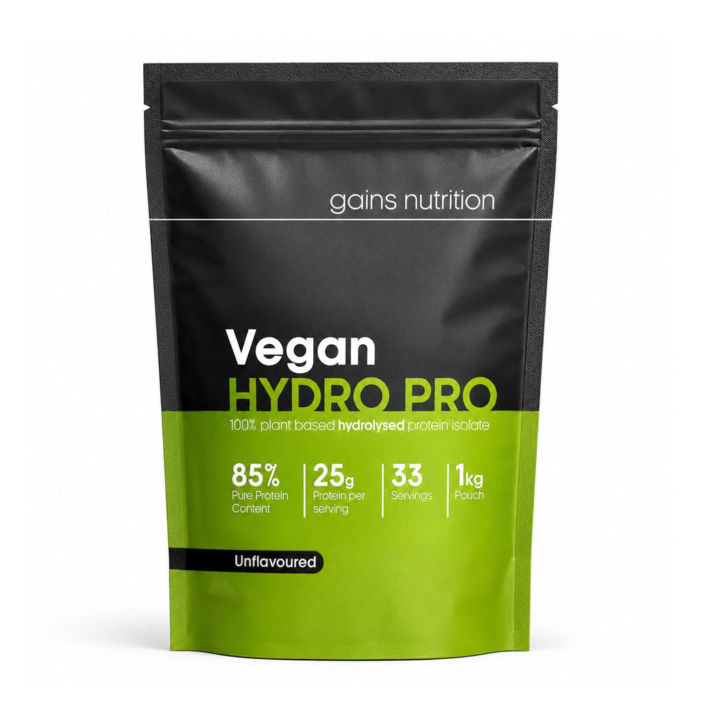 GN Vegan Hydro Pro Hydrolysed Protein Powder | 1kg Unflavoured Pea - Hydrolysed Plant Based Protein-Powder | 25g per Serving | Pea-Protein Isolate | Non-GMO & Unsweetened
