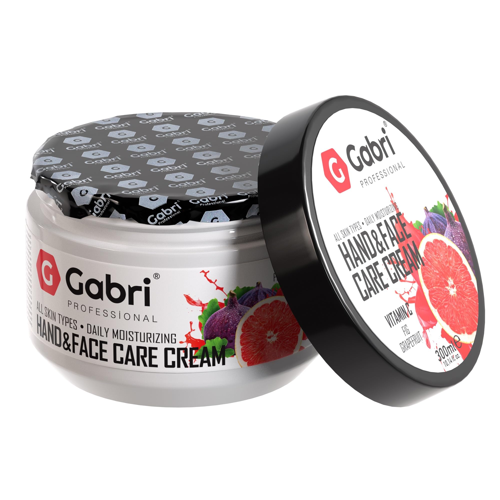 Gabri Hand & Face Care Cream 2in1 300ml | Instantly Boosts Moisture Levels, Creates a Protective Layer & Prevents Moisture Loss | Daily Moisturising for All Skin Types