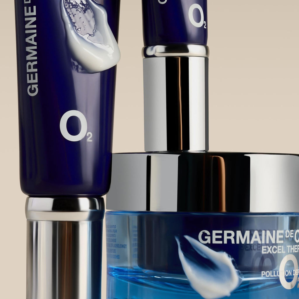 Germaine de Capuccini - Excel Therapy O2 I Pollution Defense Cream - Nourishing Anti-Ageing and Anti-Pollution Face Cream - Protects the Skin from Atmospheric and Digital Pollution - 50 ml