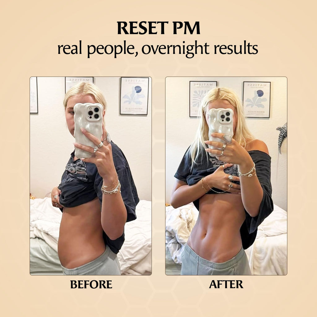 Paulina FITNESS Reset Overnight Digestive Aid, Bloating Relief, & Gut Health Supplement | Natural Detox & Digestive Cleanse to Support Weight Management and Relieve Constipation | 90 Capsules