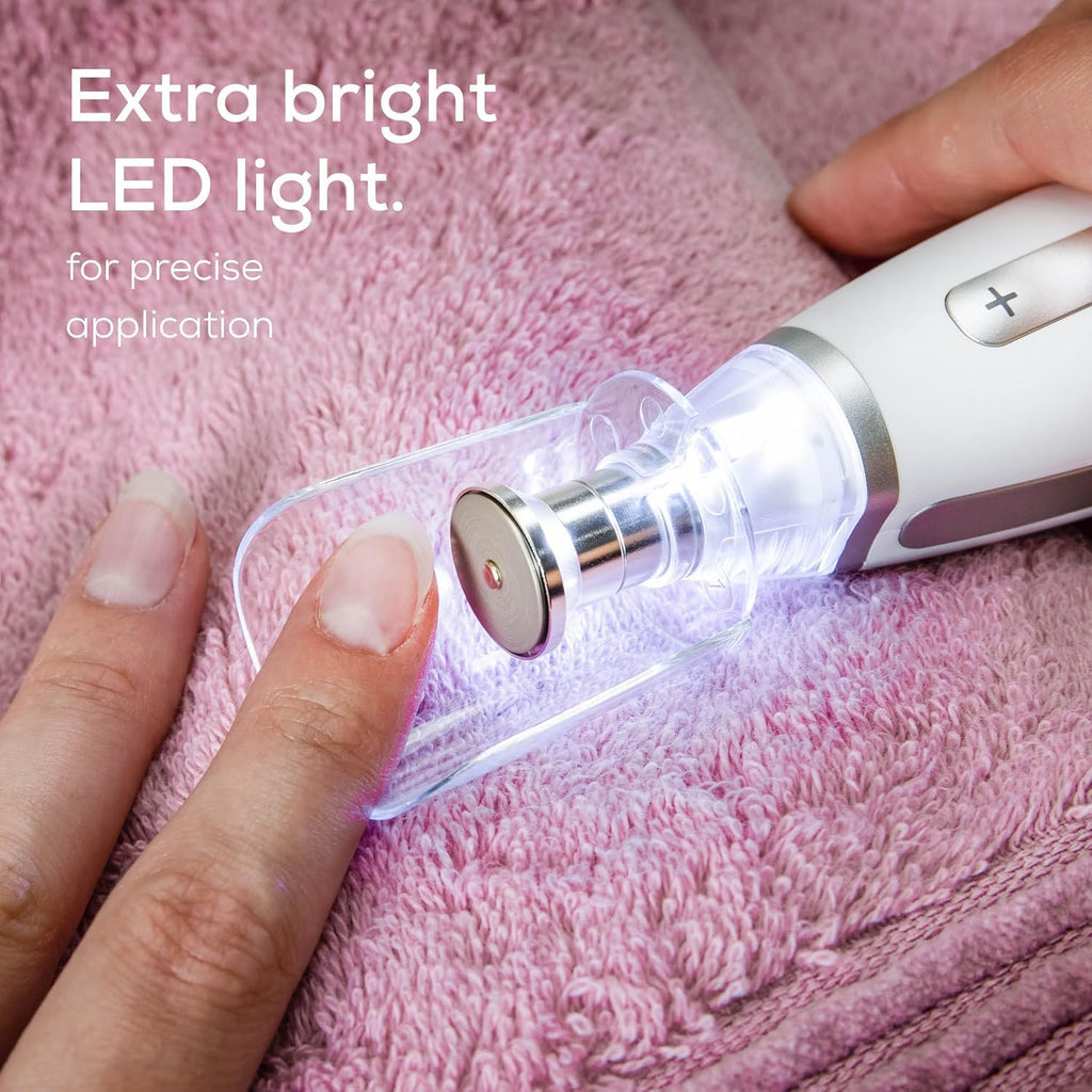 Beurer MP 62 Electric Manicure/Pedicure Set with 10 Tips LED Light with Storage Bag