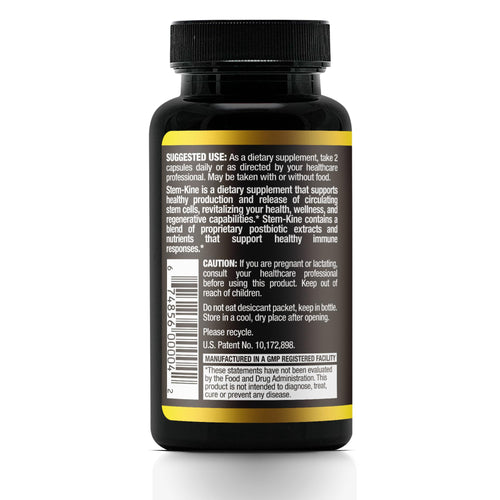Aidan Products Stem-Kine Stem Cell Supplements, Clinically Proven to Increase Circulating Stem Cells, Promoting Aging Support, 60 Capsules
