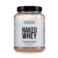 NAKED Whey Chocolate Protein Powder - Only 3 Ingredients - Grass Fed Whey Protein Powder, Organic Chocolate and Organic Coconut Sugar, NSF Certified, No GMO, No Soy, and Gluten Free - 24 Servings