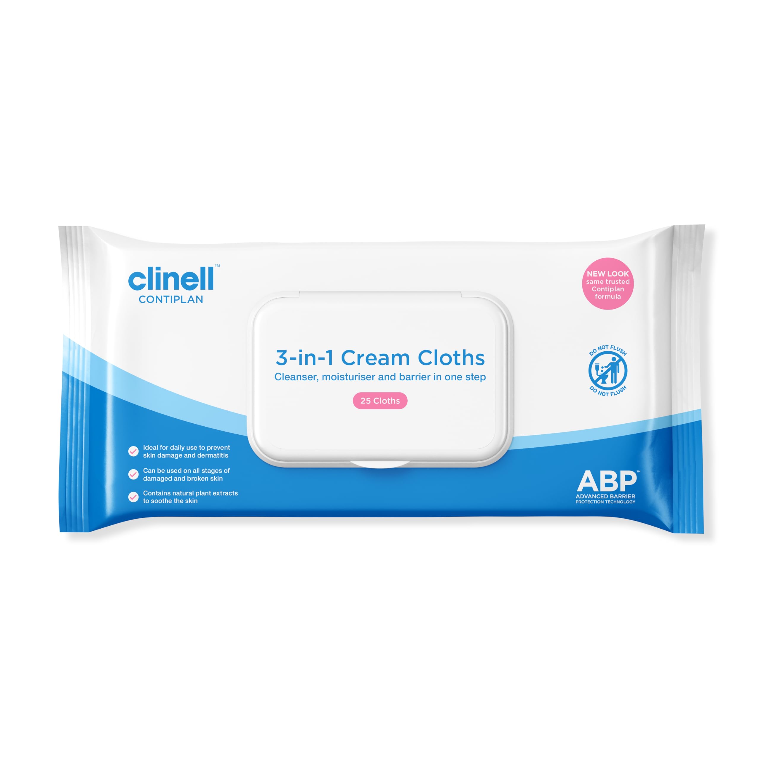 Clinell Continence Wipes 25pcs - by Clinell