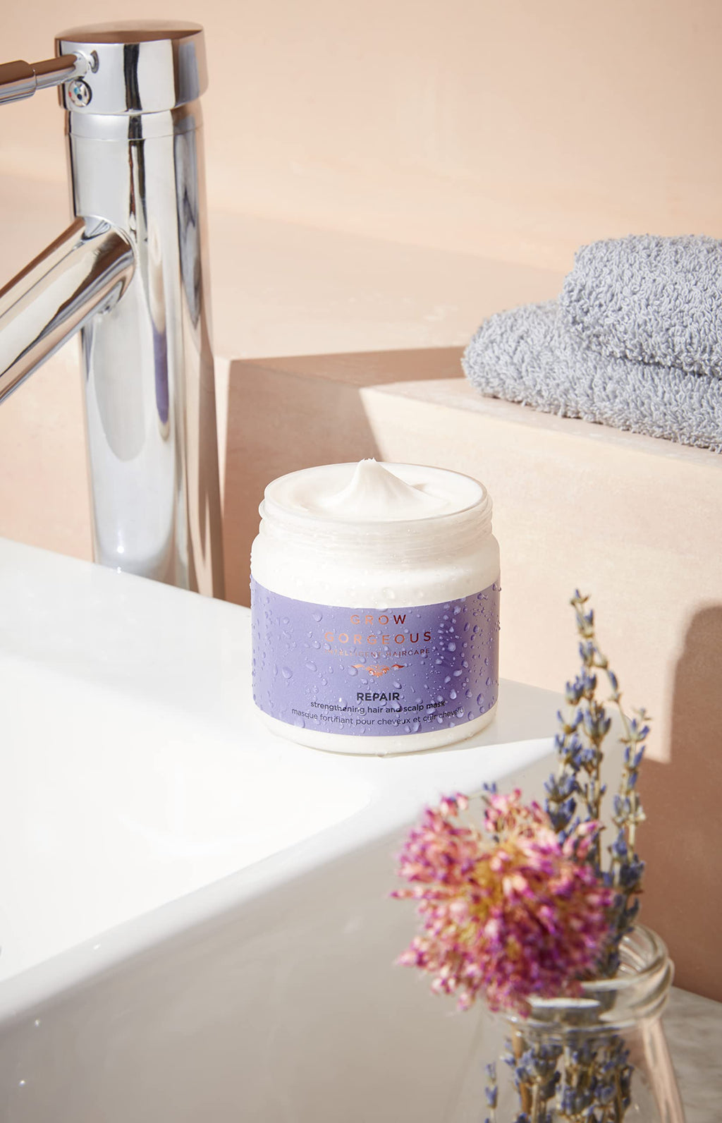 Grow Gorgeous Repair Hair and Scalp Mask, 6.76 Fl Oz