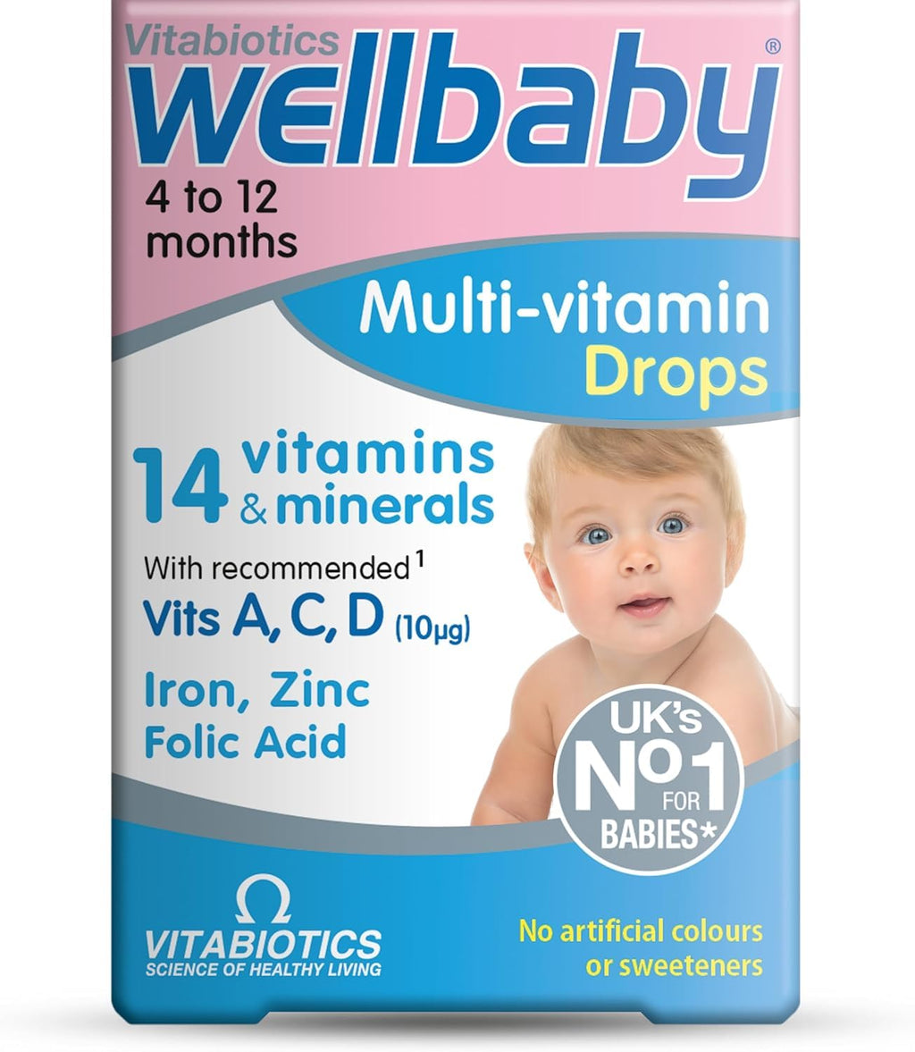 Vitabiotic (2 Pack) - Wellkid Baby Drops 30Ml 2 Pack Bundle