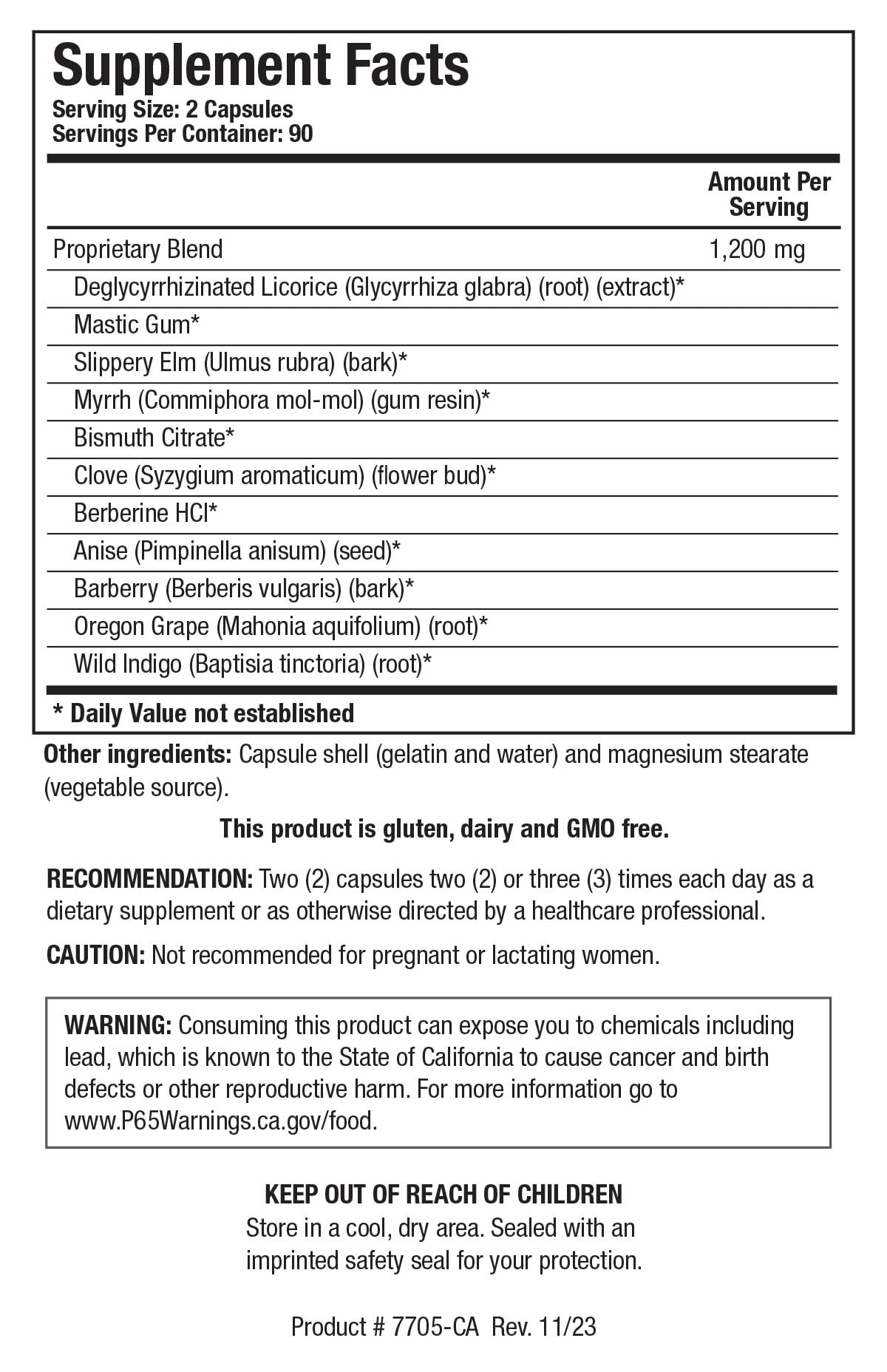 BIOTICS RESEARCH Bio-HPF– Gastric Support. DGL, Licorice, Slippery Elm, Berberine, Gut Health, Healthy Digestion, Fosters Microbial Balance, Soothing, Supports Gastric Mucosa 180 Capsules