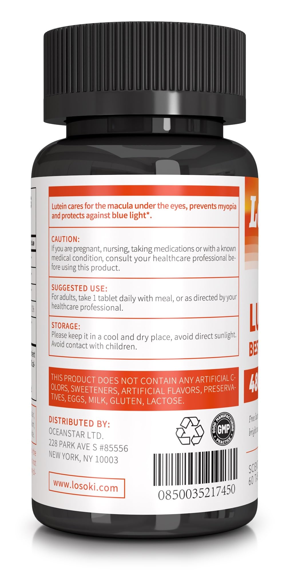Losoki Lutein Eye Protection - 60 Tablets