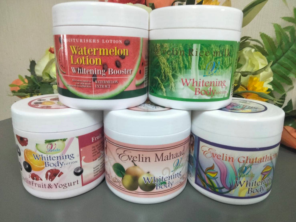 Vipada Glutathione Whitening Body Lotion With Vitamin E & UVx2 *250ml Jar* (1)