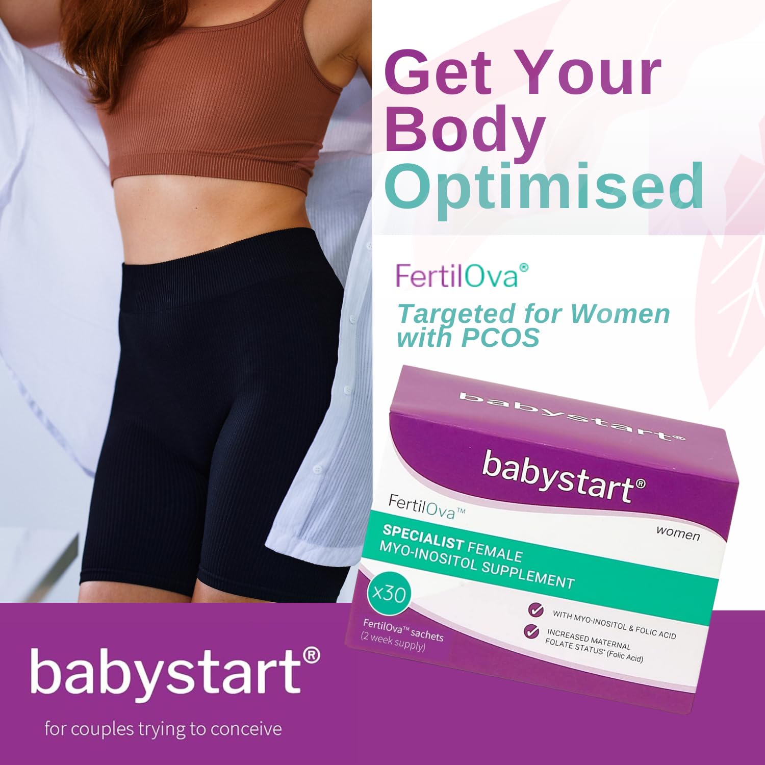Babystart FertilOva Fertility Supplement for Women - 30 Sachets